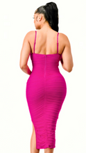 Load image into Gallery viewer, Dina Dress (Magenta)
