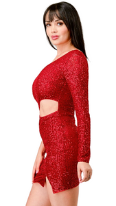 Moxy Mini Dress (Red)