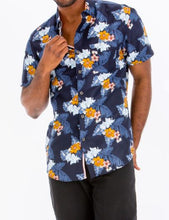 Load image into Gallery viewer, Blue Bay Hawaiian Shirt
