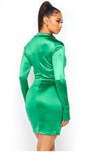 Load image into Gallery viewer, Sloane Shirt Dress - Kelly Green
